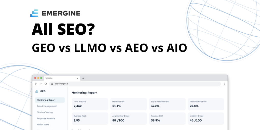 GEO vs LLMO vs AEO: Understanding the Differences